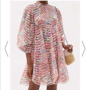 Zimmerman Poppy Eyelet Mini Dress